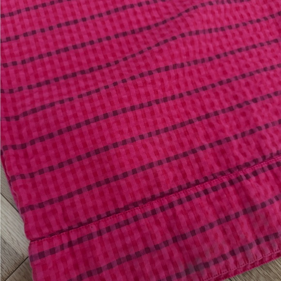 Anthropologie pink plaid wide leg pants - Picture 9 of 9